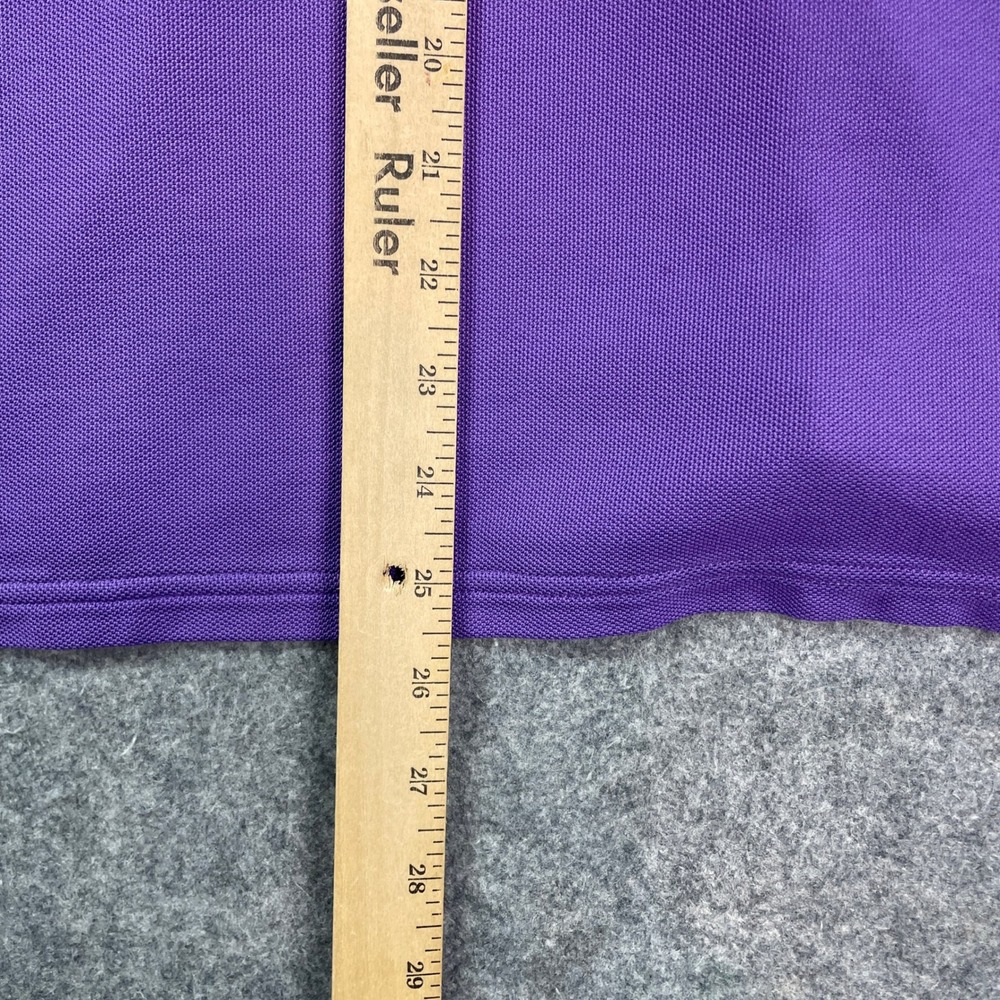 Tommy Bahama Mens Polo Shirt XL Purple Short Sleeve IslandZone Resort Golf Pima - Picture 12 of 16